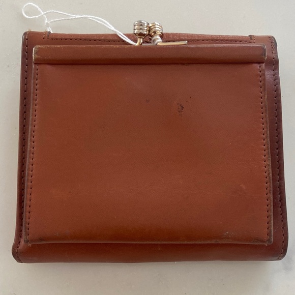 Brown Leather Wallet VINTAGE Dooney and bourse - Picture 4 of 16